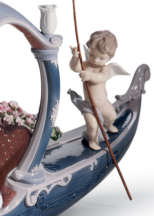 Scultura La gondola dell'amore. Edizione limitata