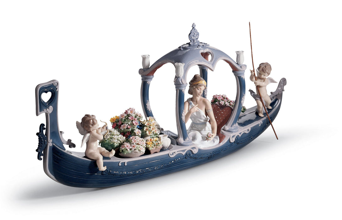 Scultura La gondola dell'amore. Edizione limitata