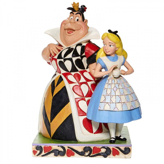 Alice e Regina di Cuori 21 cm Disney Traditions