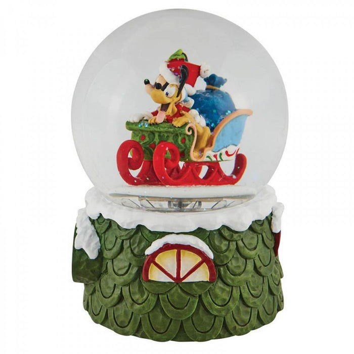 Palla di neve Topolino e Pluto 16,5 cm Disney Traditions