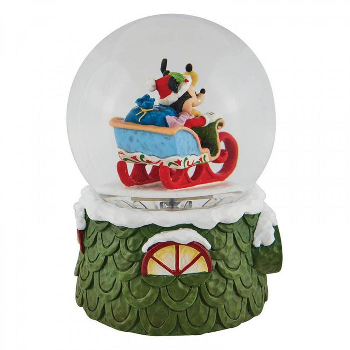 Palla di neve Topolino e Pluto 16,5 cm Disney Traditions