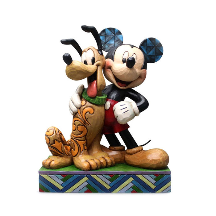 Topolino e Pluto 15 cm Disney Traditions