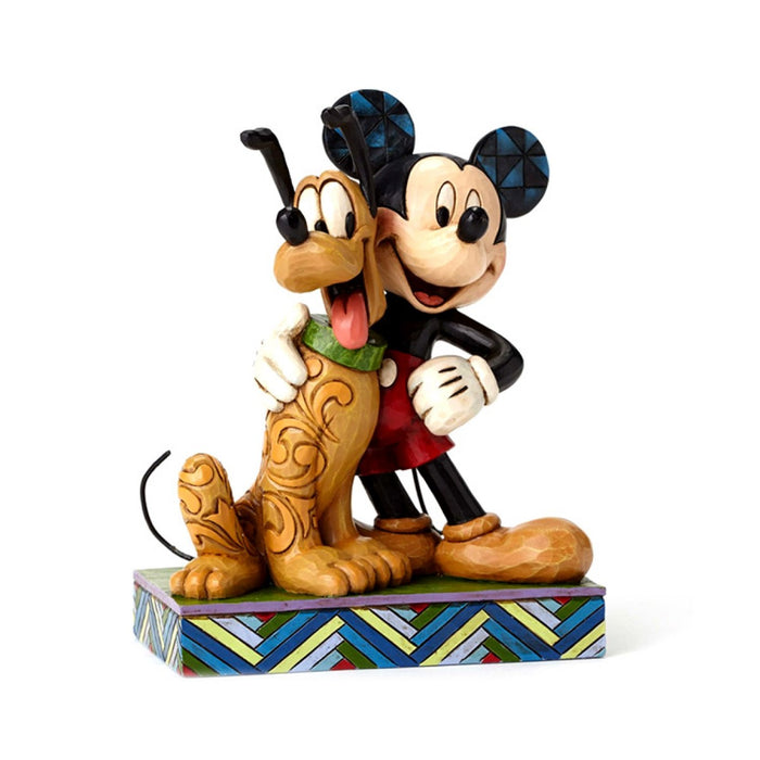 Topolino e Pluto 15 cm Disney Traditions