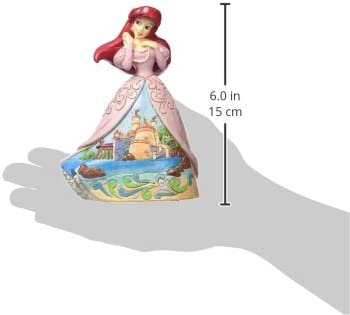 Enesco  Disney Traditions Figurine Ariel la Sirenetta, PVC, Multicolore, 5x6x12 cm