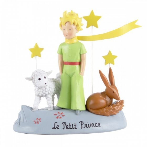 FIGURINA IL PICCOLO PRINCIPE 16CM con PECORA e VOLPE -