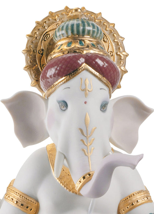 Figurina Ganesha con veena. Edizione limitata