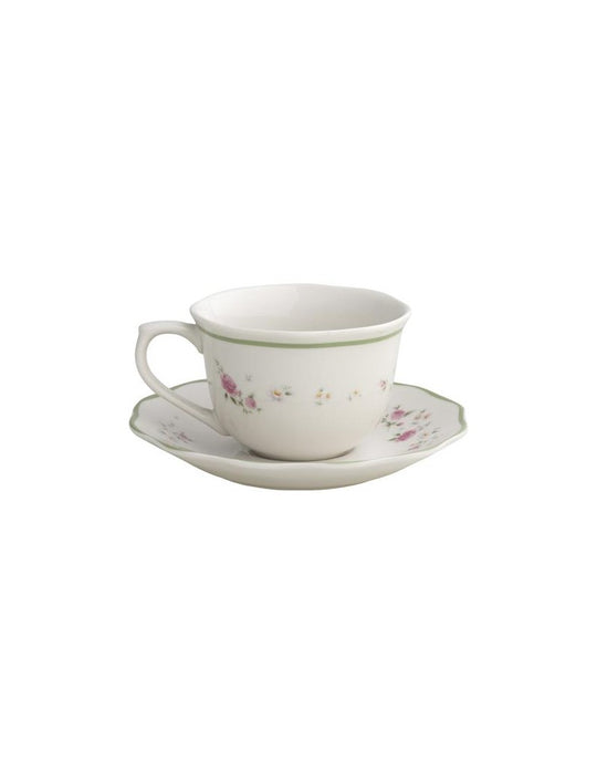 TAZZA THE NONNA ROSA SET 2 PZ PORCELLANA