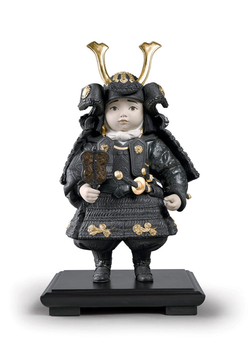 Figurina Bambino Samurai. Lustro oro