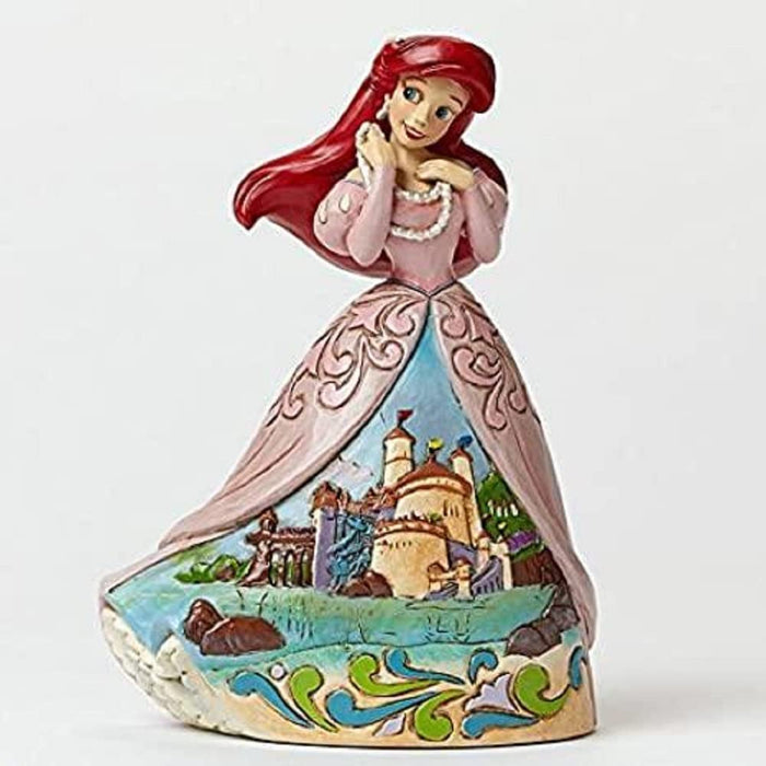 Enesco  Disney Traditions Figurine Ariel la Sirenetta, PVC, Multicolore, 5x6x12 cm