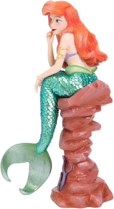 Enesco Disney Showcase Couture de Force Sirenetta Ariel Figurina, 7,8 pollici, multicolore