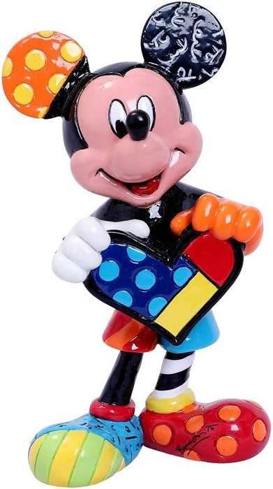 Disney Traditions Topolino con il Cuore Minifigurina, Resina, Multicolore, 4 x 4 x 10 cm