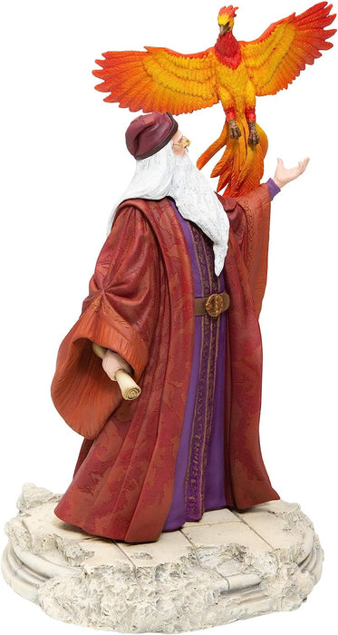 Wizard World of Harry Potter Dumbledore con Fawkes Figurine, 10 Inch, Multicolor