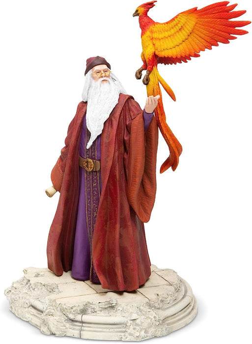 Wizard World of Harry Potter Dumbledore con Fawkes Figurine, 10 Inch, Multicolor