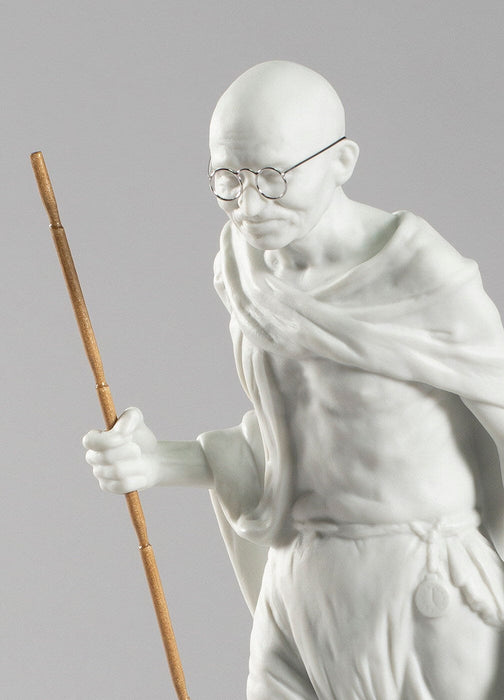 Figurina Mahatma Gandhi. Bianco