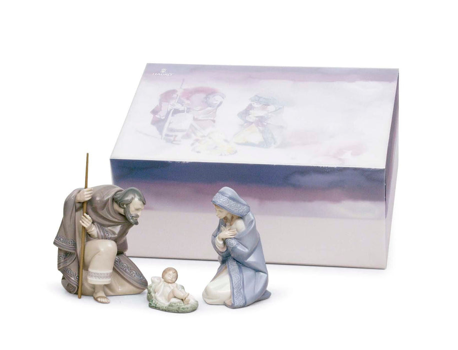 Set Natività Bianco Natale