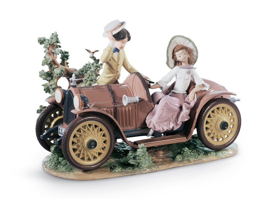 Scultura Auto in primavera. Edizione limitata