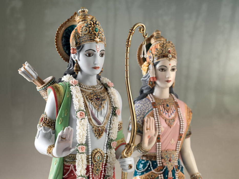 Scultura Rama e Sita. Edizione limitata