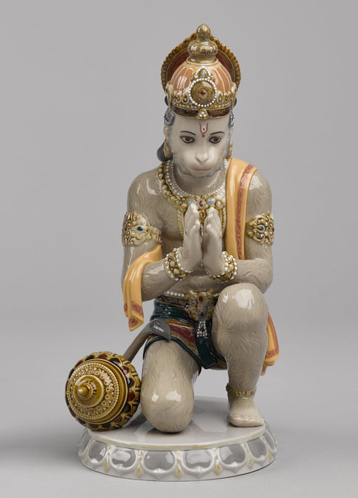 Scultura Lakshman e Hanuman. Edizione limitata