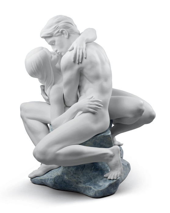 Scultura Coppia Bacio appassionato