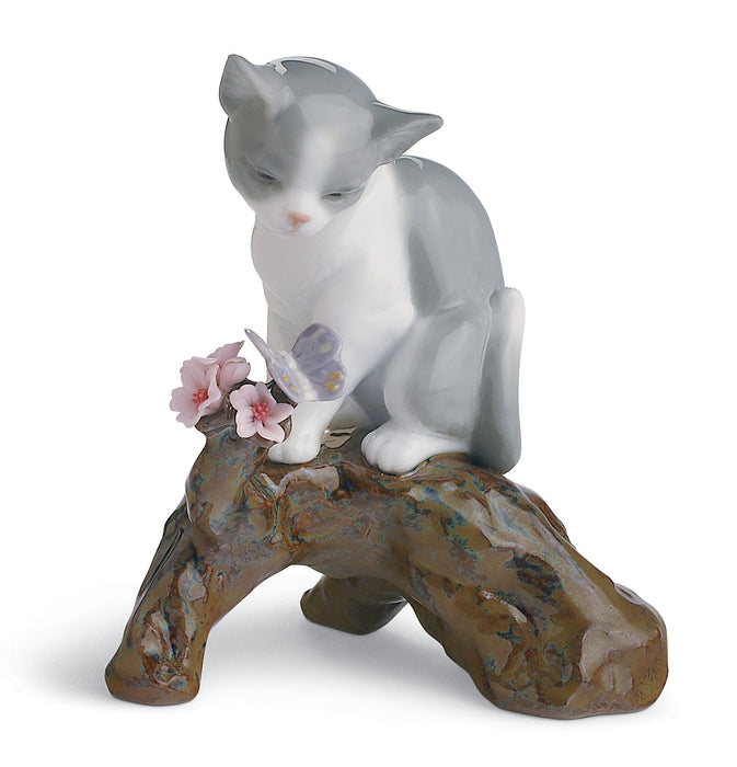 Figurina Stagione fiorita - Gatto