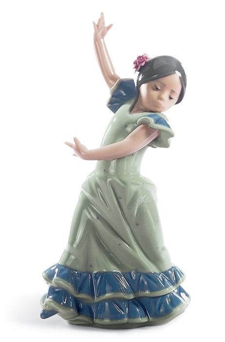 Figurina Ballerina. Azzurro