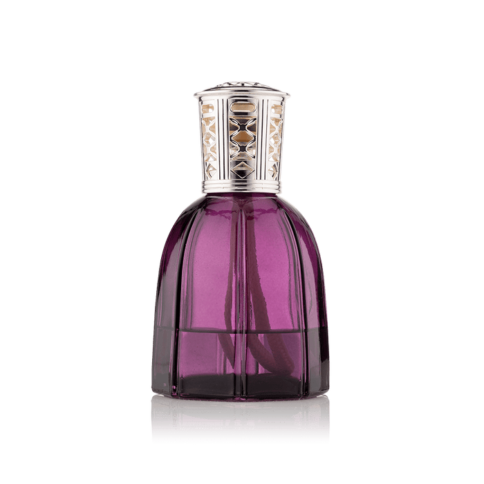 Lamparfum in vetro Viola con fragranza Fuoco