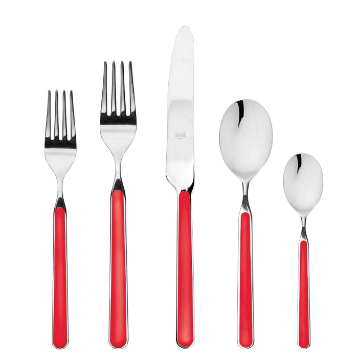 Set posate 30 pezzi Mepra Rosso