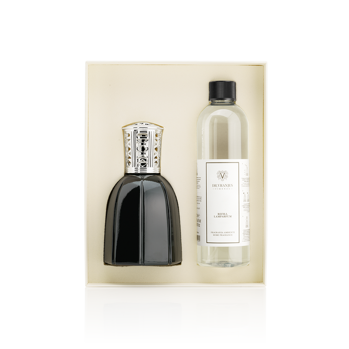 Lamparfum in vetro Nero con fragranza Ginger Lime